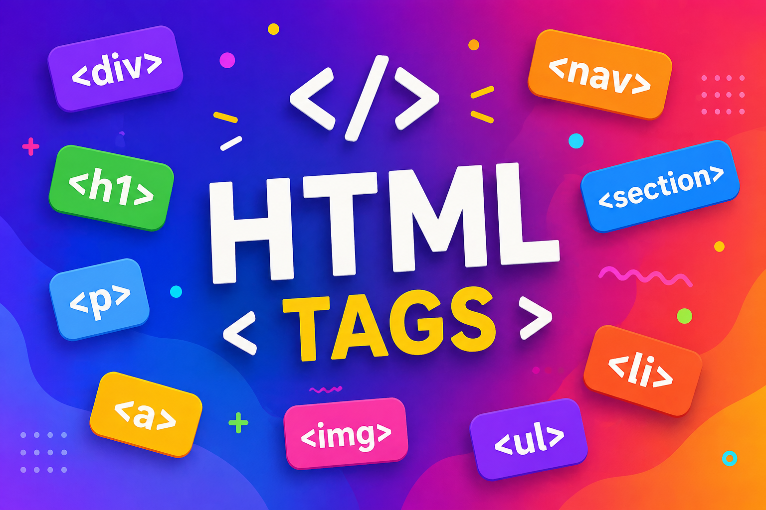 Basic HTML Tags-Reference Guide